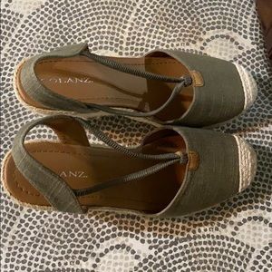 Solans Canvas Jute Wedges